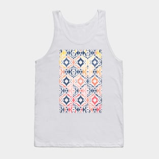 Tropical Ikat Damask Tank Top